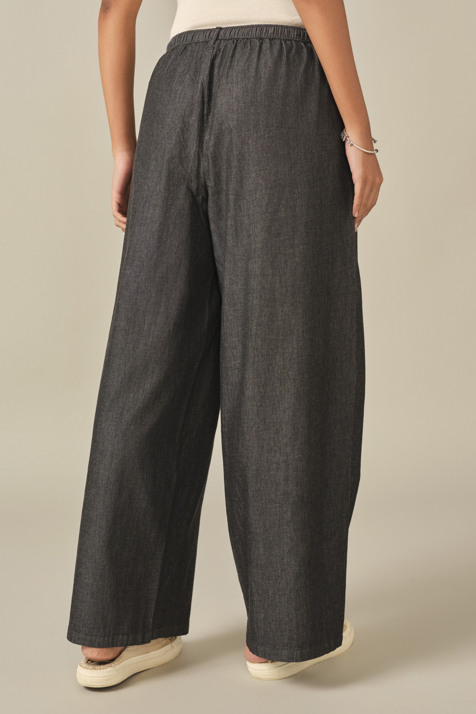 Solid Denim Pant in Grey, Grey, image 5